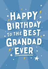 Cute Birthday Card - Best Grandad Ever created by Macie Dot Doodles