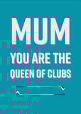 Golf Birthday Card For Mum created by PEA GREEN PRINTS