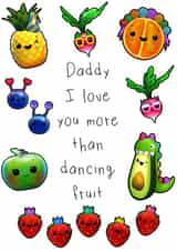 Cute hey bear baby sensory themed dancing fruit created by The little northerner 