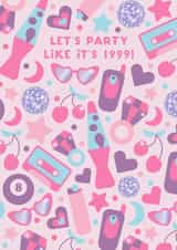 Y2K Blast: Retrolicious Birthday Fun! created by Cherbear Creative Studio