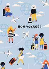 Bon Voyage Bonanza: A Travel-Themed Card for Safe and Memorable Adventures! created by Cherbear Creative Studio
