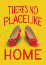New Home card - There's No Place Like Home - Wizard of Oz Ruby Red Slippers created by Angelicabydesign