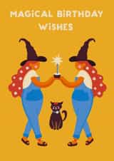 Witchy Birthday Wishes - A Magical Celebration for a Spellbinding Friend created by Cherbear Creative Studio