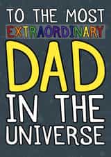 Heartfelt Father's Day Card - Extraordinary Dad created by Designs by Ru