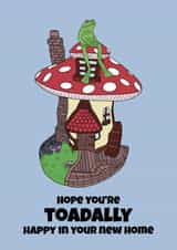 Cute New Home Card - Toad created by Boldfish Designs