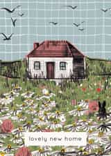 Lovely New Home Card - Congratulations on your New Home - Country Cottage Card created by Aimee Mac Illustration