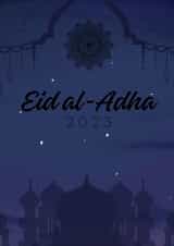 Night sky Eid al-Adha for Muslims created by KRISHIEL ANN VILLALON