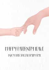 Cute Pregnancy Card - Paternity Leave - Special Family Time created by Made_by_mayfly