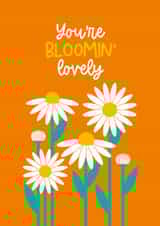 Cute Thank You Card - Bloomin' Lovely created by Postbox Party