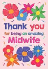 Cute Thank You Card - Midwife created by Spekle Studio