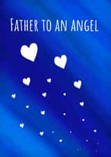 Pretty Father’s Day card for the father of a child who has passed away. created by Beyond Words