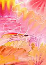 Abstract Expressionism Happy Birthday Card - Art - Classic created by AcePop Designs