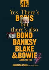 Funny Congratulations Card - British Citizenship - B created by CPB London