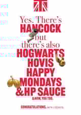 Funny Congratulations Card - British Citizenship - H created by CPB London