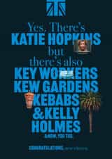 Funny Congratulations Card - British Citizenship - K created by CPB London