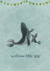 cute card to welcome the newborn. created by happysoul_pav