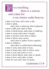 For Everything There Is A Season created by Orate Fratres