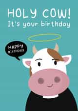 Holy Cow, Birthday Card. created by John Rankin Draws