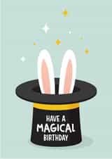 Cute Birthday Card - Magical Day created by Michael Cutler