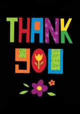 Paper cut letters spelling Thank You to show someone how grateful you are. created by Slinkeee Illustration