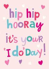 Cute 'I Do Day' wedding card created by Percy & Pearl