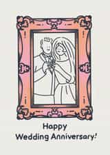 Wedding Anniversary Card created by Poppy Bignell