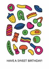 Sweet Pick&Mix Birthday Card created by Kyra Slepowronski