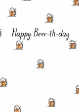 Mens birthday card created by LittleBeckyStudios