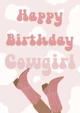 Happy birthday cowgirl created by Loy Matthews