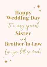 Wedding Card for Sister and Brother-in-Law created by Fifi Designs