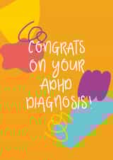 Neurodiversity Card - Congrats On Your ADHD Diagnosis created by Xoxo Designs by Ruth