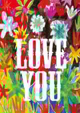 LOVE YOU FLOWERS created by Dave Sutton