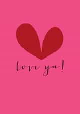 love card - love ya - heart - colourful and cool created by Kali Stileman