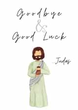 Funny leaving card for a colleague you love. Send them off with this cheeky card created by Frankie Curry