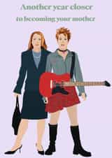 Funny Birthday Card - Freaky Friday - Mother Daughter created by Pear Shaped