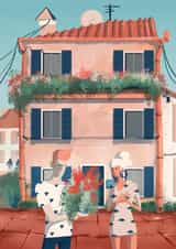 Cute anniversary card created by Natalia Maca