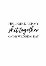 Funny wedding companion request created by Gail Grisham