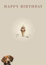 Funny Dog Poo Birthday Card created by Fun Offender