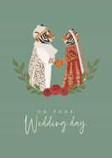 Indian Wedding Card - Tigers created by Lily and Daisy