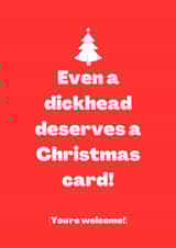 Funny Christmas Card - Rude Xmas created by Cheeky Card Co