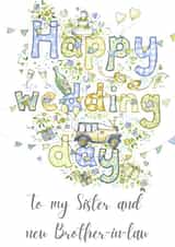 Wedding card for a sister created by Kate Garrett