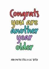 Rude Birthday Card for your friends/family created by Cards By Dan