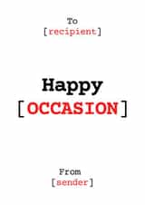 Any Occassion Card created by Aimee Ashton