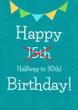 Funny 15th Birthday Card - For Him or for Her created by Cheeky Card Co