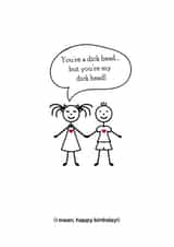 Funny Boyfriend or Husband Birthday Card created by Cheeky Card Co