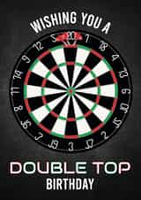 Wishing You A Double Top Birthday created by Toff London