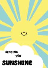 SENDING YOU SUNSHINE - A cute token to send to brighten up someones day. created by Jana May