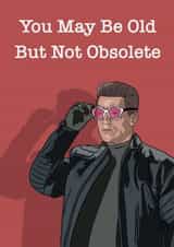 Terminator Birthday Card created by C.W ILLUSTRATIONS 