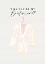 Pretty Wedding Card - Will You Be My Bridesmaid? created by Ink Icons