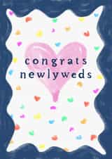 Congratulations NewlyWeds Wedding Card created by Yaz Raja Designs
